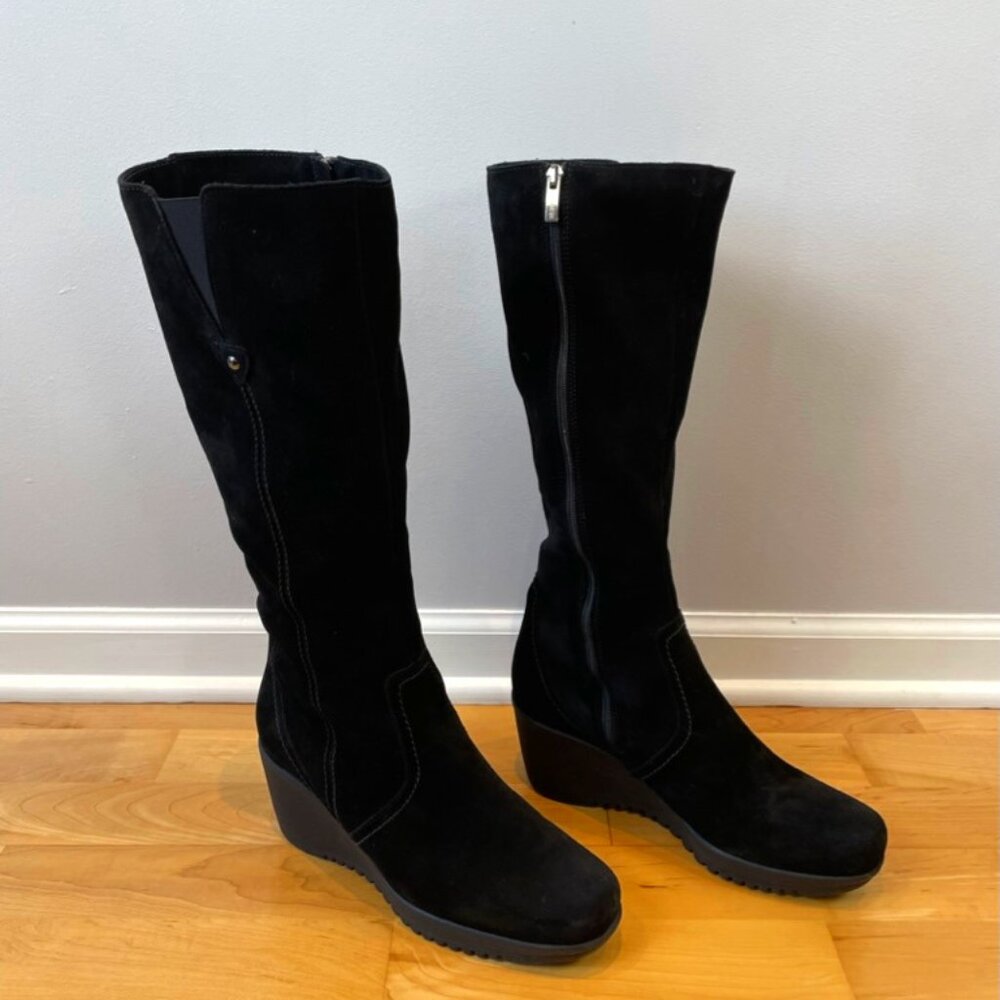 La Canadienne Grace Knee High Boot - Size 9.5 - Black